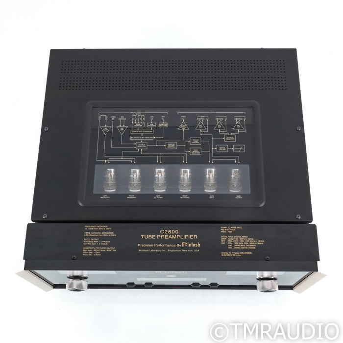McIntosh C2600 Stereo Tube Preamplifier; MM / MC Phono