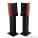 Aerial Acoustics Model 5T Bookshelf Speakers; Cherry Pair w/ Stands