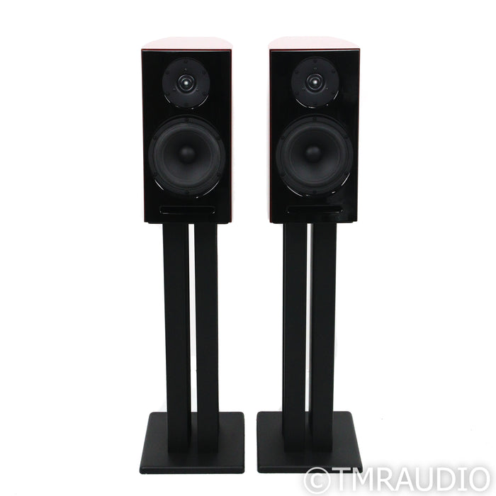 Aerial Acoustics Model 5T Bookshelf Speakers; Cherry Pair w/ Stands