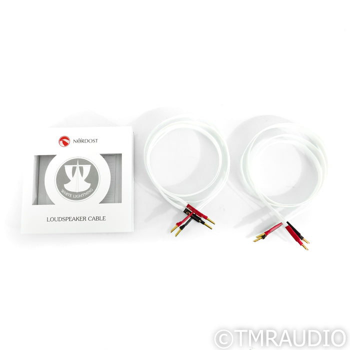 Nordost White Lightning Speaker Cables; Leif Series; 2m Pair (Open Box)