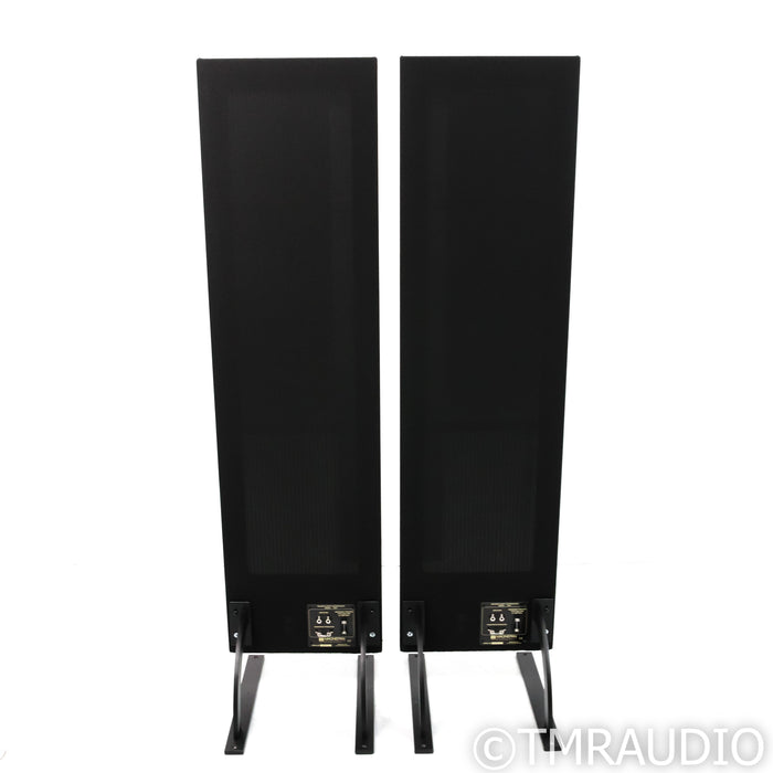 Magnepan LRS+ Planar Magnetic Floorstanding Speakers; Black Pair; Maggie Stands