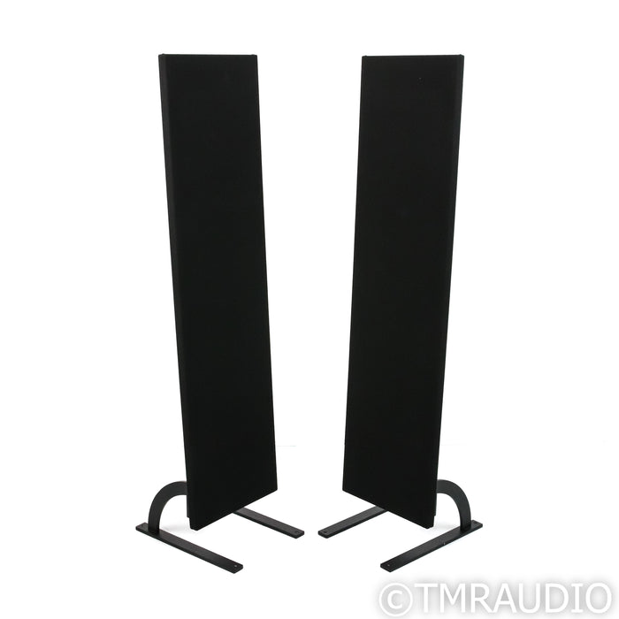 Magnepan LRS+ Planar Magnetic Floorstanding Speakers; Black Pair; Maggie Stands