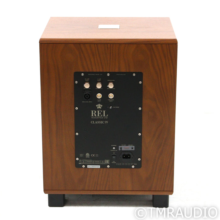 REL Acoustics Classic 99 12" Powered Subwoofer; Walnut
