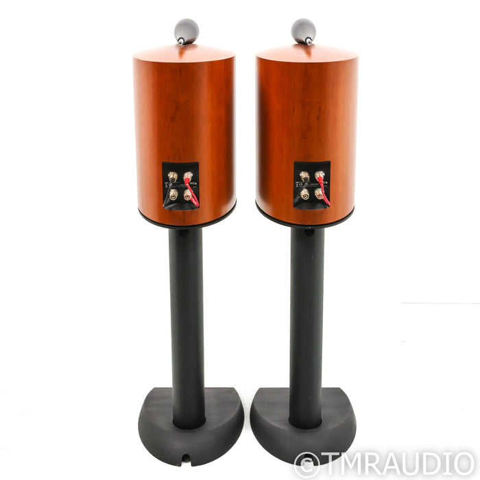 Bowers & Wilkins 805S Bookshelf Speakers; Cherry Pair with Stands