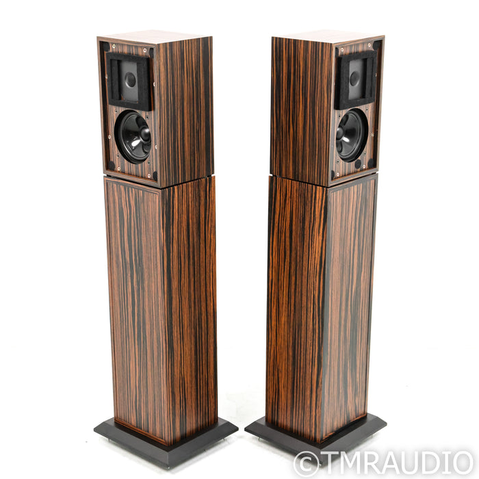 Stirling Broadcast LS3/5a v3 Bookshelf Speakers; Pair with AB-2 Base Extenders