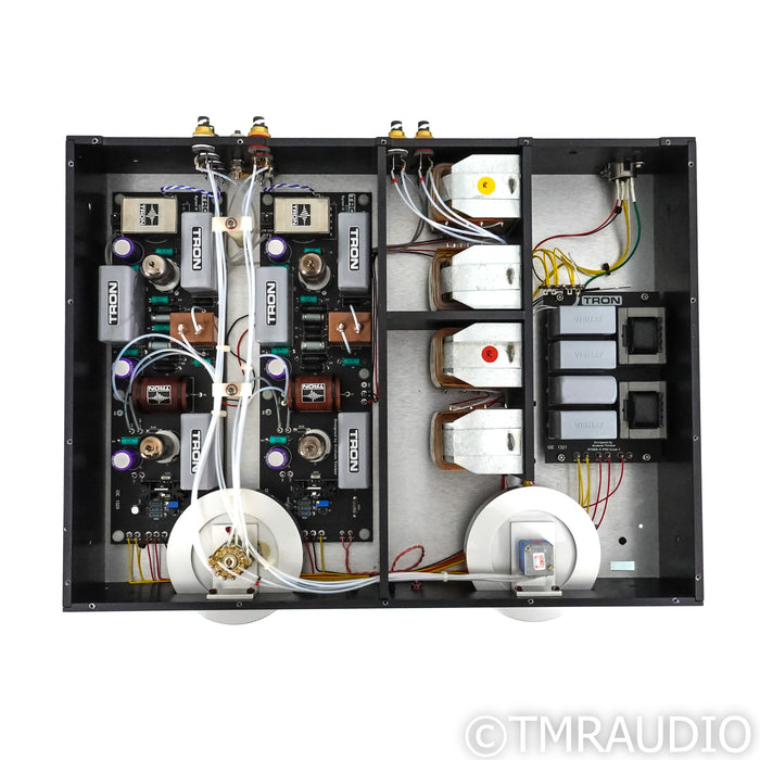 Tron Syren Stereo Tube Preamplifier; w/ PSU; Silver Wiring