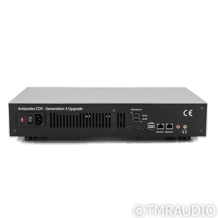 Antipodes DX Gen 3 Network Streamer / Server; CD Ripper; Roon Ready; 6TB