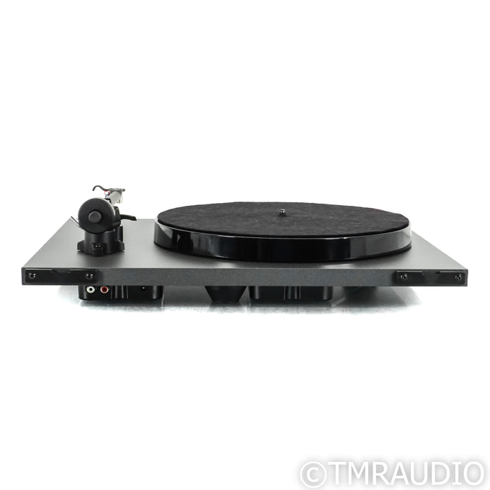Rega Planar 1 Plus Belt Drive Turntable; Black; Carbon MM Cartridge (Open Box)
