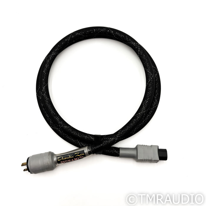 Acoustic Zen Tsunami Plus Zero Crystal Reference Power Cable; 6ft AC Cord
