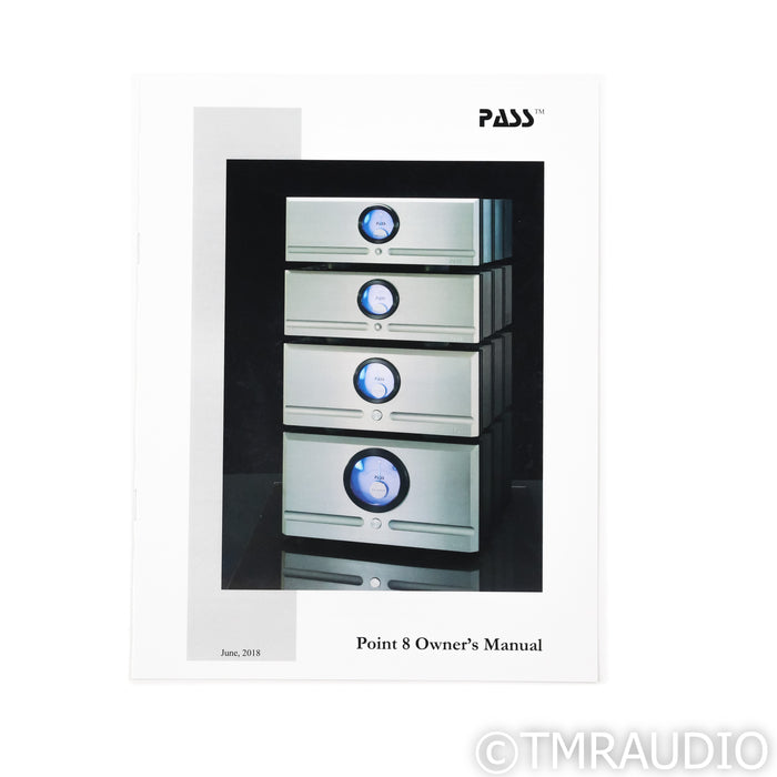 Pass Labs X260.8 Monoblock Power Amplifiers; Pair