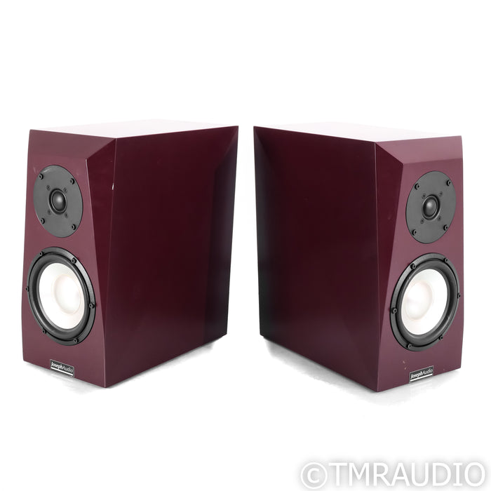 Joseph Audio Prism Bookshelf Speakers; Burgundy Pair