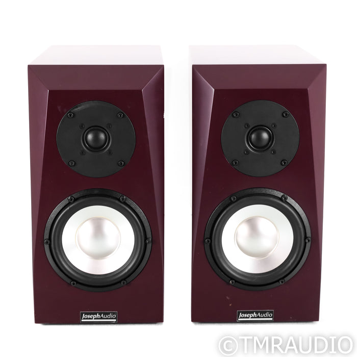 Joseph Audio Prism Bookshelf Speakers; Burgundy Pair