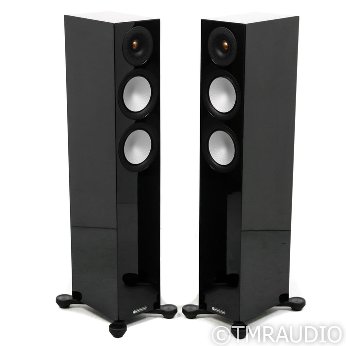 Monitor Audio Silver 200 7G Floorstanding Speakers; Gloss Black Pair