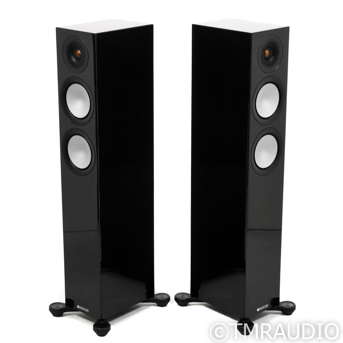 Monitor Audio Silver 200 7G Floorstanding Speakers; Gloss Black Pair
