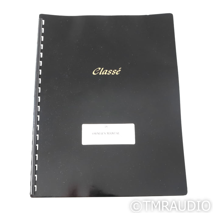 Classe Audio Model Fifteen Stereo Power Amplifier