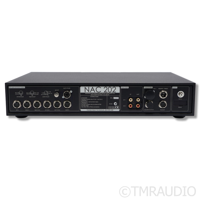 Naim NAC 202 Stereo Preamplifier; w/ NAPSC PSU (No Remote)