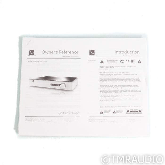 PS Audio DirectStream DAC Junior; D/A Converter (No Remote)