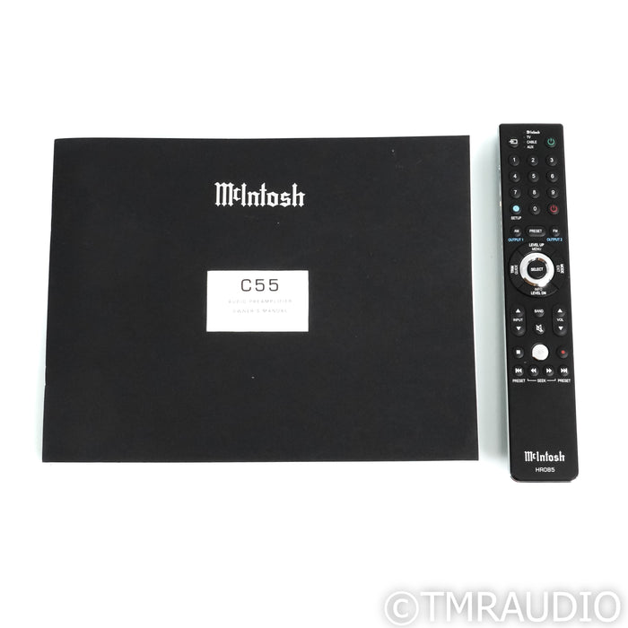 McIntosh C55 Stereo Preamplifier; DAC; MM / MC Phono (Low Hours)