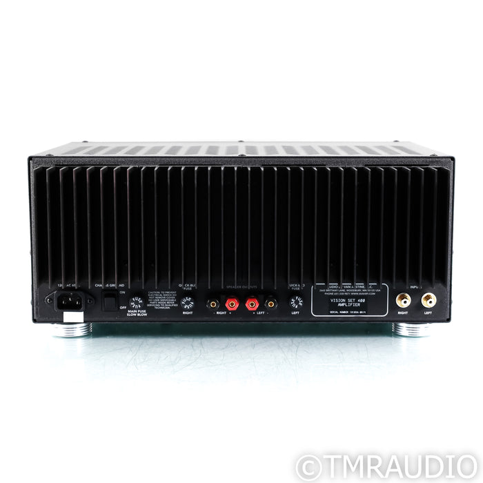Audio by Van Alstine Vision SET 400 Stereo Power Amplifier; Silver