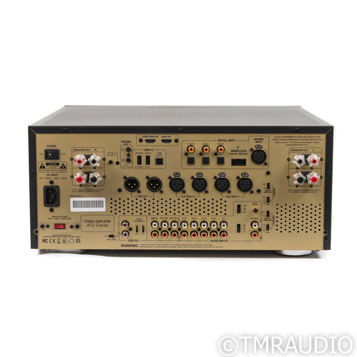Advanced Paris Paris A12 Classic Stereo Hybrid Integrated Amplifier; MM / MC Phono