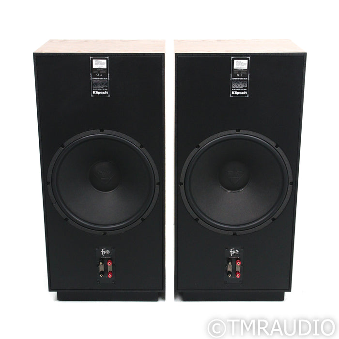 Klipsch Forte IV Floorstanding Speakers; Distressed Oak Pair