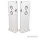KEF LS60 Wireless Active Floorstanding Speakers; Mineral White Pair