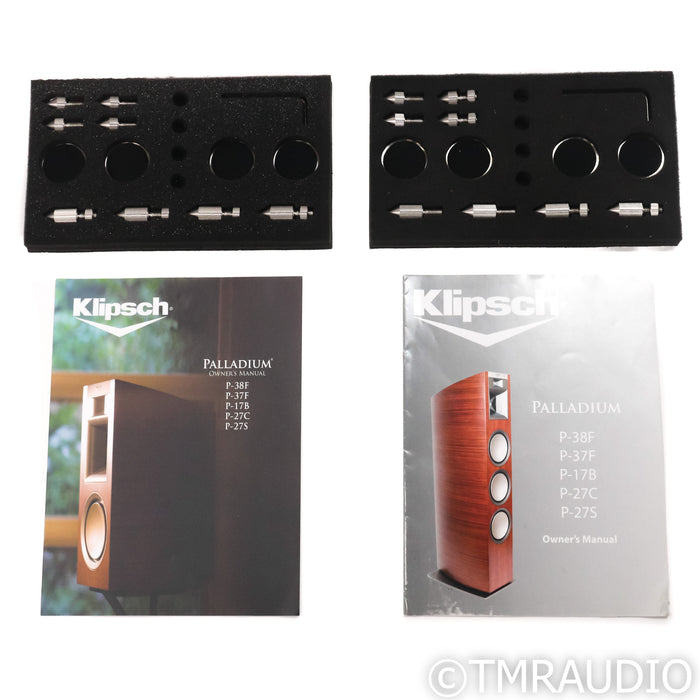 Klipsch Palladium P38-F Floorstanding Speakers; Merlot Pair