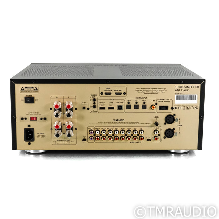 Advance Paris A10 Classic Stereo Hybrid Integrated Amplifier; MM Phono