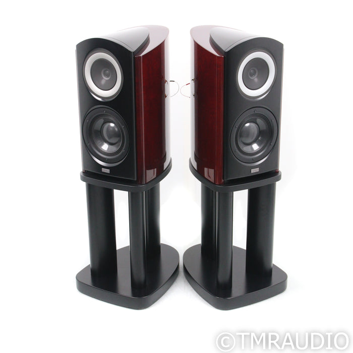 TAD Reference CR-1 Bookshelf Speakers; Rosewood Pair with Stands