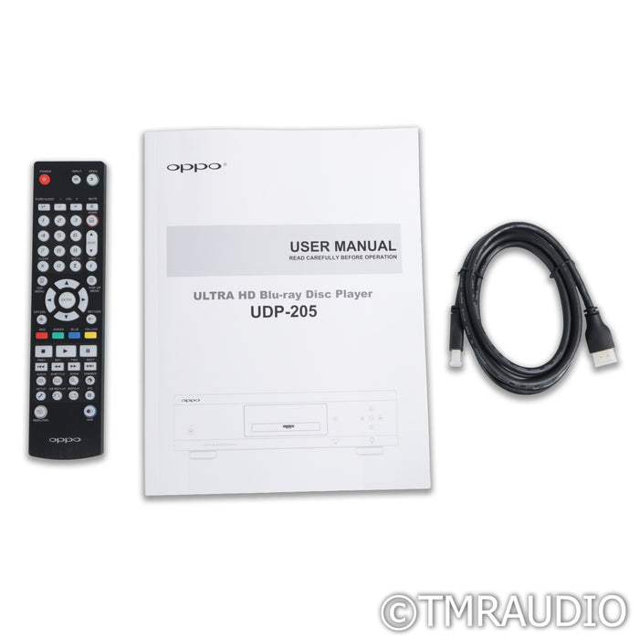Oppo UDP-205 UltraHD Universal Blu-ray Player; SACD / CD (No Optical Out)