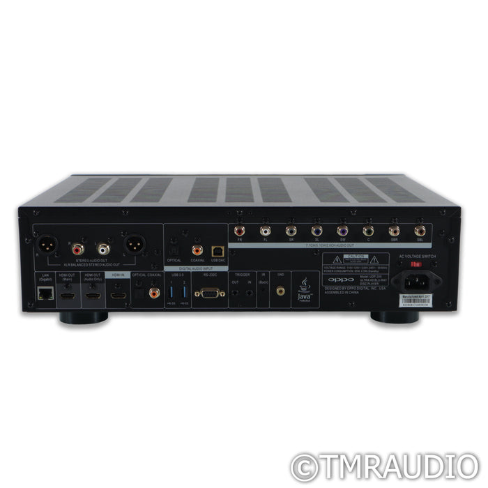 Oppo UDP-205 UltraHD Universal Blu-ray Player; SACD / CD (No Optical Out)