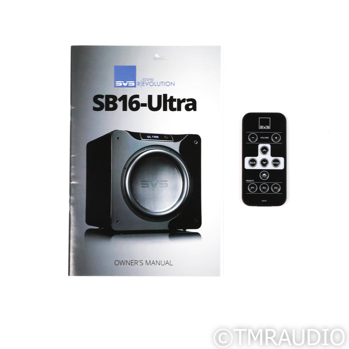 SVS SB16-Ultra 16" Powered Subwoofer; Gloss Black