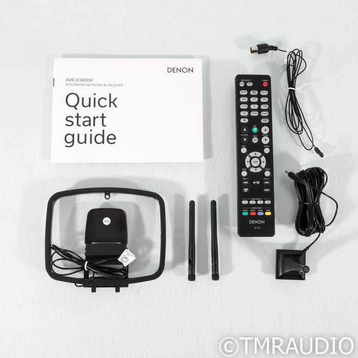 Denon AVR-X3800H 9.4-Channel Home Theater Processor; MM Phono