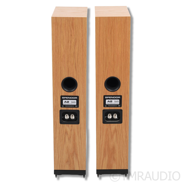 Spendor A2 Floorstanding Speakers; Natural Oak Pair