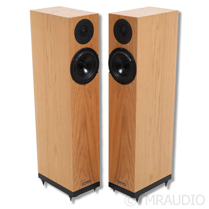 Spendor A2 Floorstanding Speakers; Natural Oak Pair