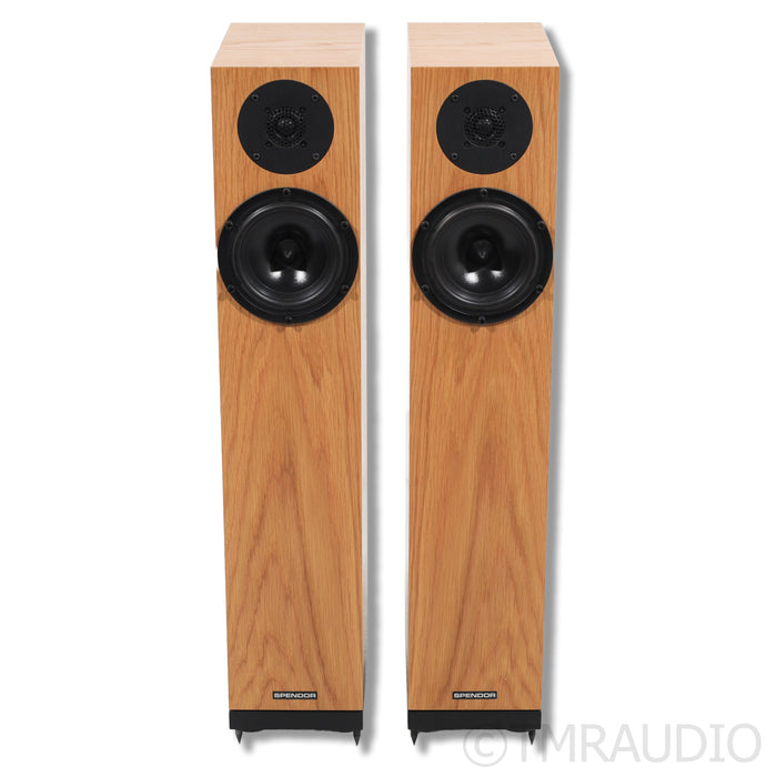 Spendor A2 Floorstanding Speakers; Natural Oak Pair
