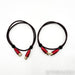 AudioQuest Red River XLR Cables; 1m Pair Balanced Interconnects