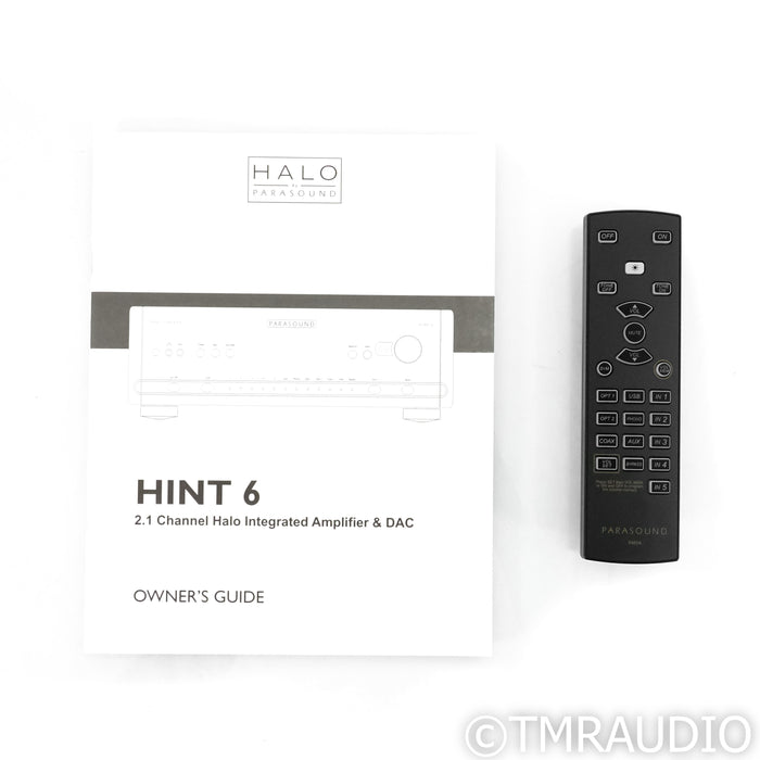 Parasound Halo HINT 6 Stereo Integrated Amplifier; MM / MC Phono