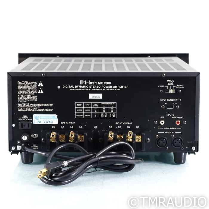 McIntosh MC7300 Vintage Stereo Power Amplifier