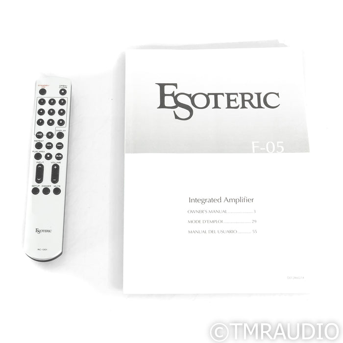 Esoteric Audio F-05 Stereo Integrated Amplifier; MM / MC Phono