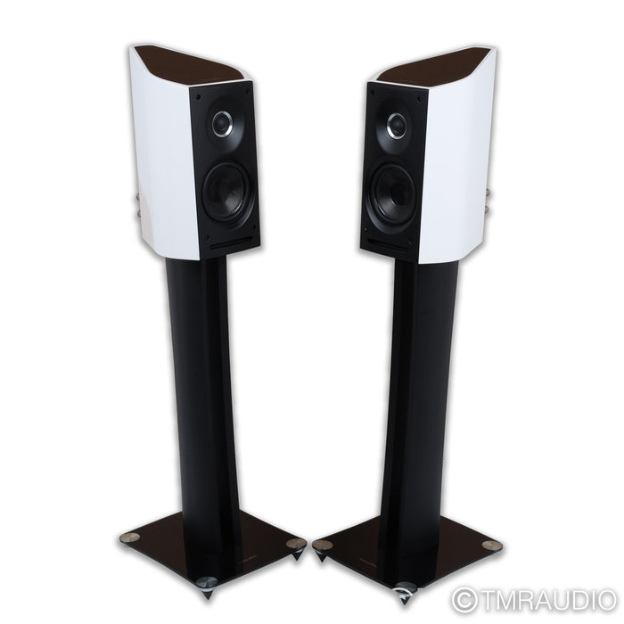 Sonus Faber Venere 1.5 Bookshelf Speakers; White Pair w/ Stands