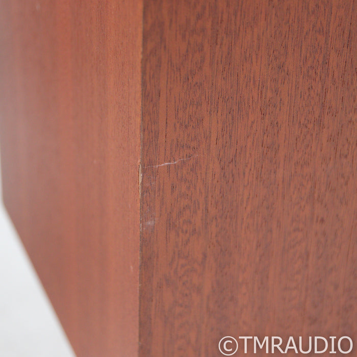 KLH Model Five Bookshelf Speakers; Mahogany Pair with Stands