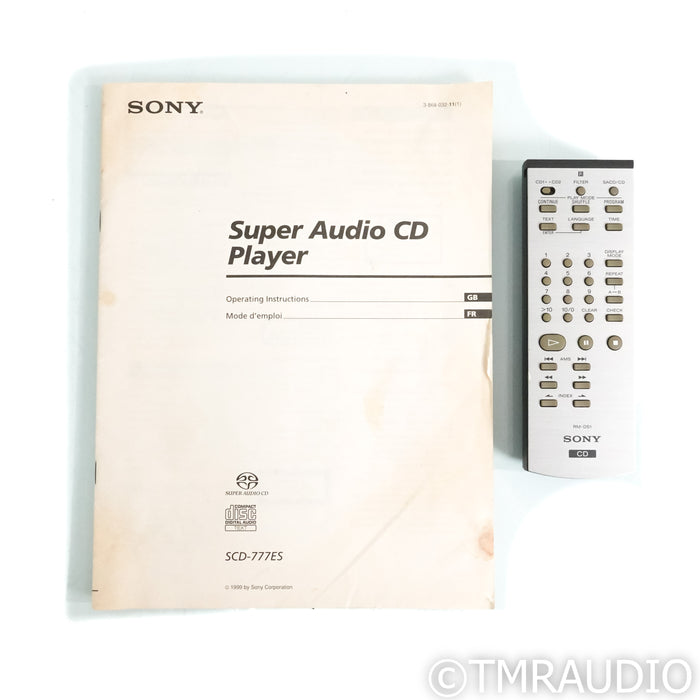 Sony SCD-777ES SACD / CD Player