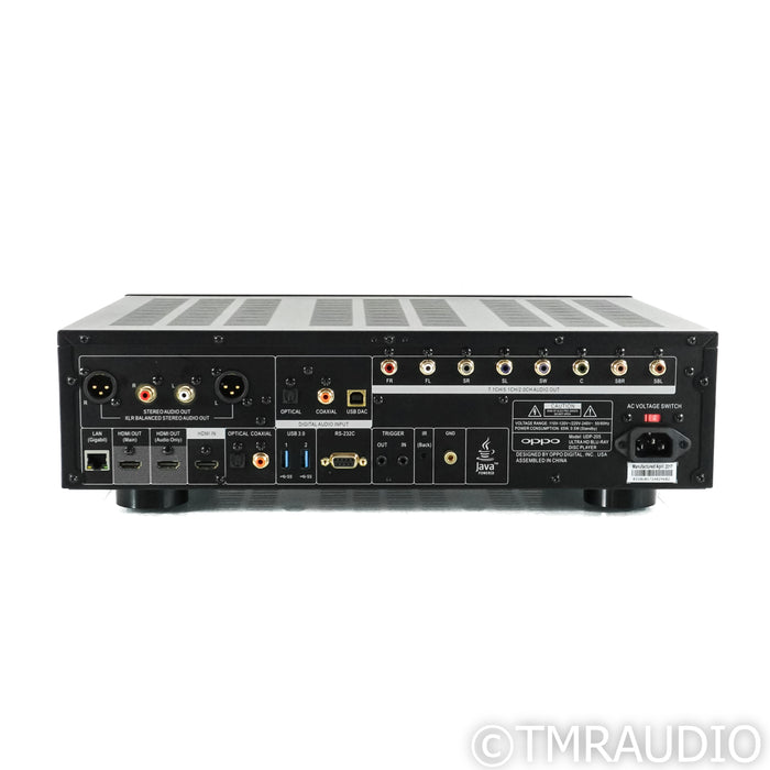 Oppo UDP-205 UltraHD Universal Blu-ray Player; CD / SACD