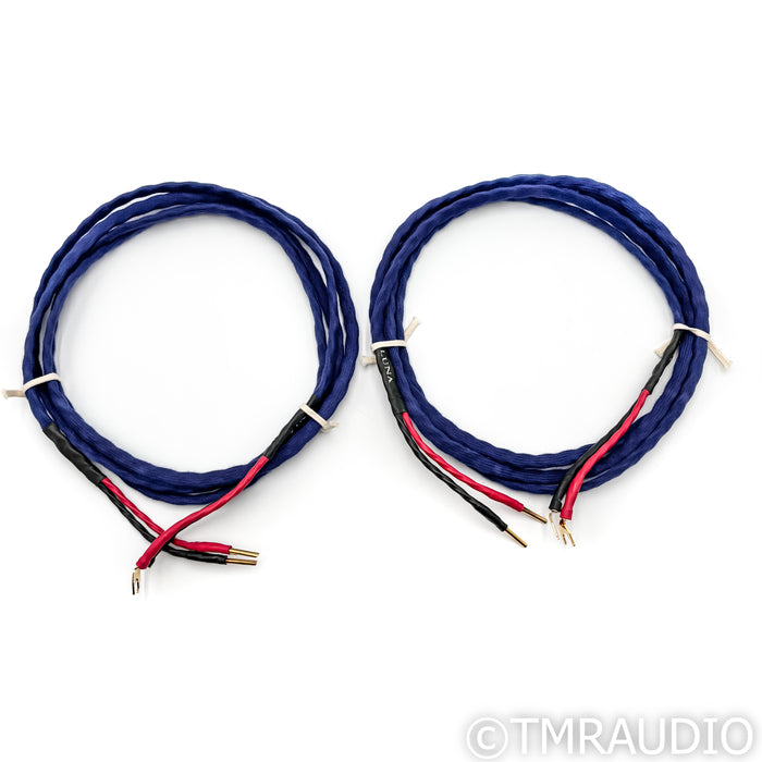 Luna Cables Mauve Speaker Cables; 3m Pair