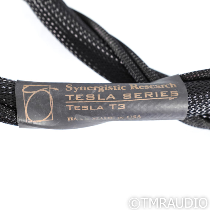 Synergistic Research Tesla T3 Power Cable; 6ft AC Cord; C19 20A