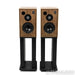 Harbeth 30.2 40th Anniv. Bookshelf Speakers; Eucalyptus Pair w/ Skylan Stands