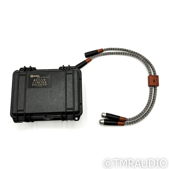 Kimber Kable Select KS-1126 XLR Cables; 2ft Pair Balanced Interconnects