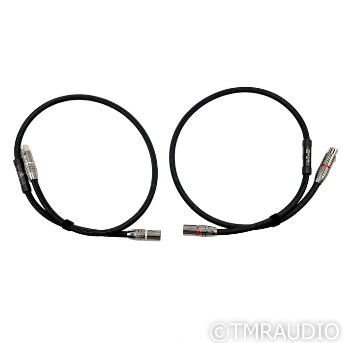 Shunyata Research Alpha XLR Cables; 1m Pair Balanced Interconnects