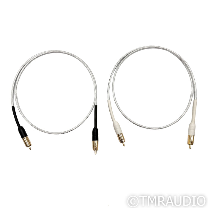 Analysis Plus Silver Apex RCA Cables; 1m Pair Interconnects